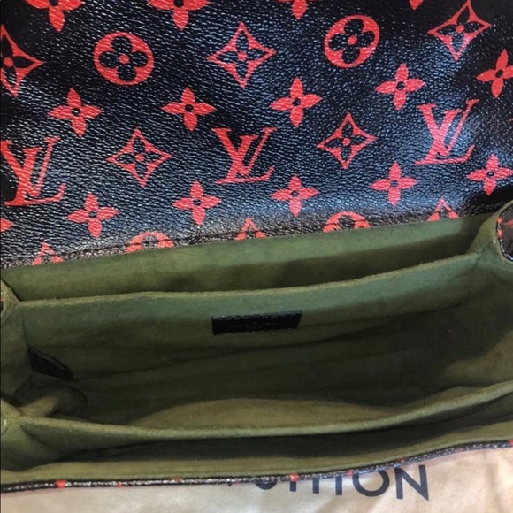 RARE !! LOUIS VUITTON POCHETTE MÉTIS INFRAROGUE - Picture 4 of 7
